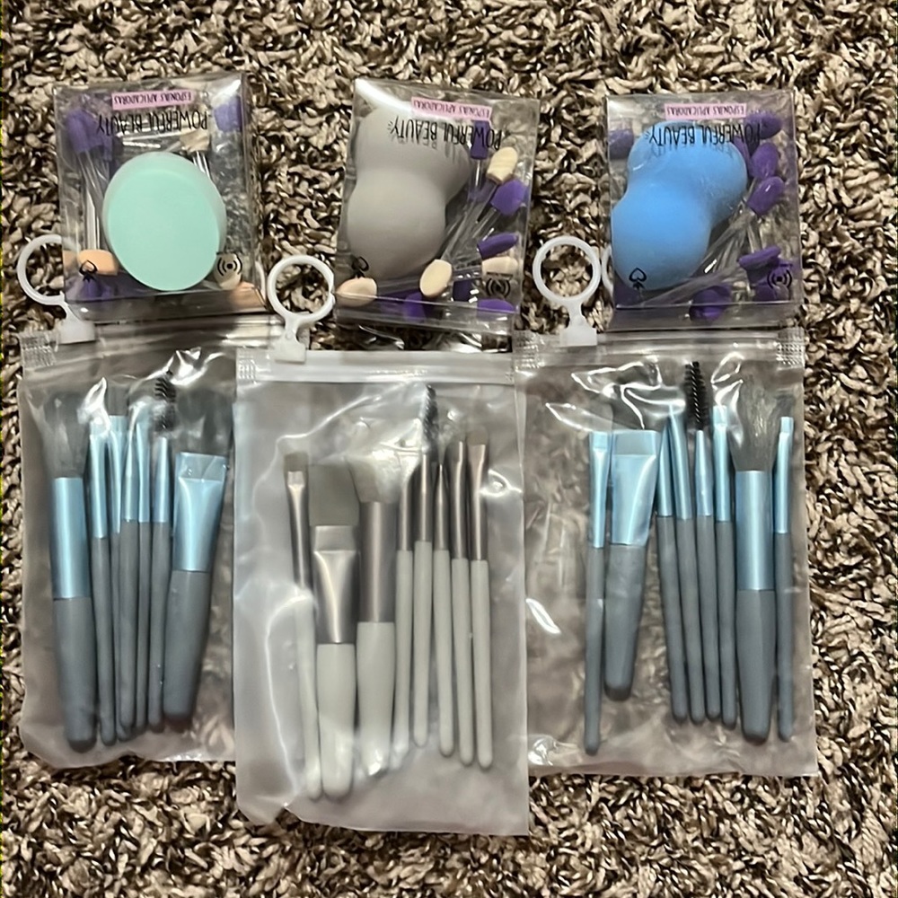 NWT makeup brushes and tools, sponge eggs and applicators